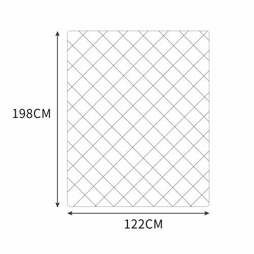 Serene 9KG Anti Anxiety Weighted Blanket Gravity Blankets Grey Colour