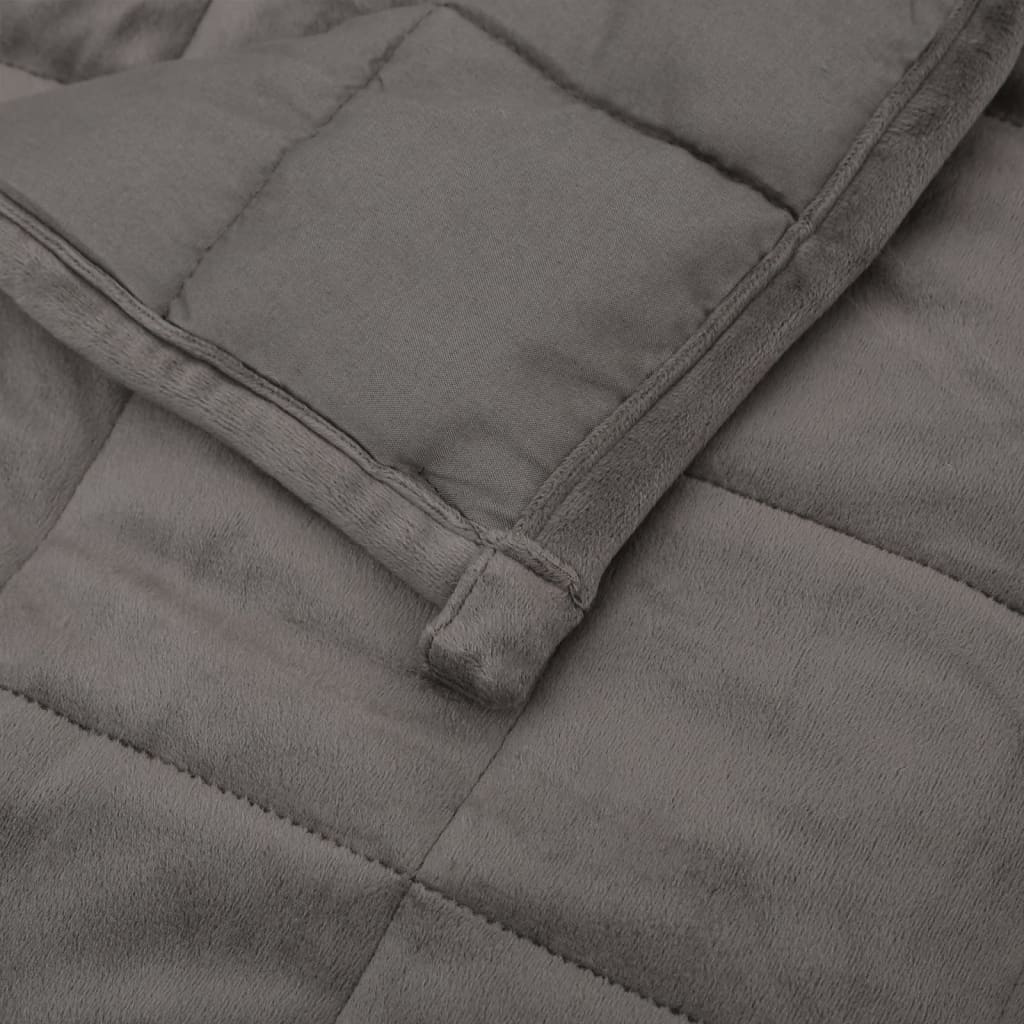 NNEVL Weighted Blanket Grey 150x200 cm 11 kg Fabric