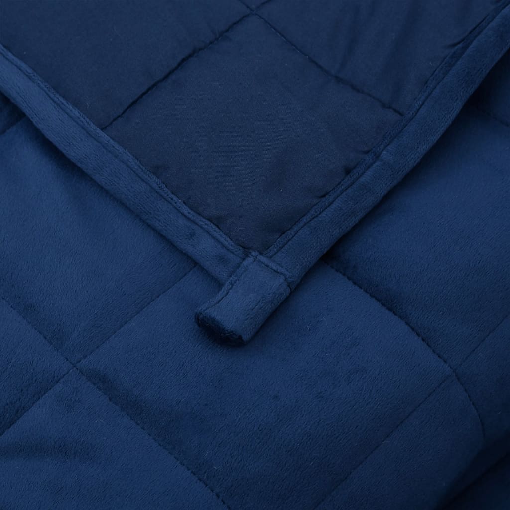 NNEVL Weighted Blanket Blue 120x180 cm 9 kg Fabric
