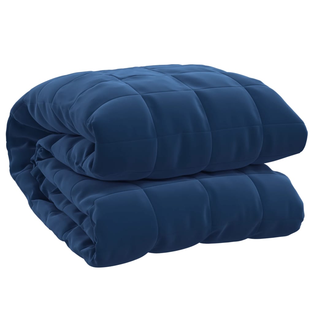 NNEVL Weighted Blanket Blue 150x200 cm 7 kg Fabric