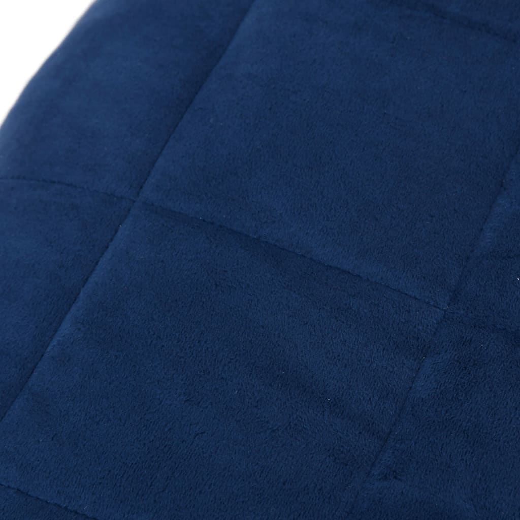 NNEVL Weighted Blanket Blue 150x200 cm 7 kg Fabric